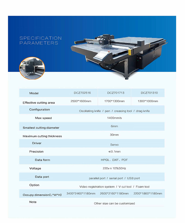 AOKE CNC flatbed cutter